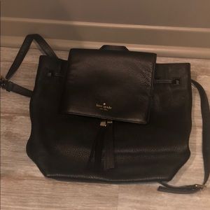 Kate Spade black backpack